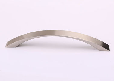 Brushed Nickel Furniture Hardware Pulls And Handles Simple Bridge Design